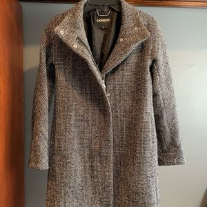 Women’s Express coat. XS. Trench Tweed